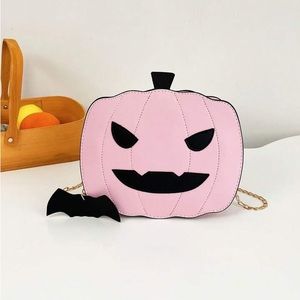 Pink pumpkin purse